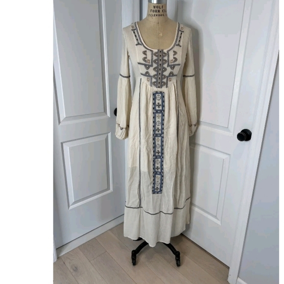 Free People Desert Winds Embroidered Boho Maxi Dress - Picture 14 of 16